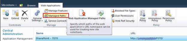 Implement managed paths